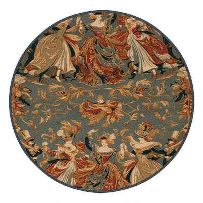 Tapis brun français lavable à la machine