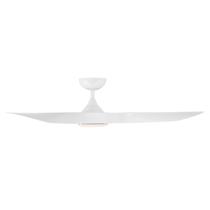Swirl Indoor/Outdoor 3-Blade LED Smart Ceiling Fan With 2700K-3000K-4000K-5000K Selectable LED Light Kit and Remote Control Included, Works With Alexa and iOS or Android App