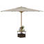 Square Metal Outdoor Coffee Table With Umbrella Hole , 55cm cm W 55cm cm D