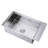 33" L x 19" W Handmade Single Bowl Stainless Steel Undermount Kitchen Sink With Drainboard