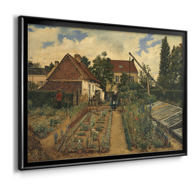 The Kitchen Garden (Le potager)-Henri de Braekeleer-Framed Gallery Wrapped Canvas-c. late 19th Century