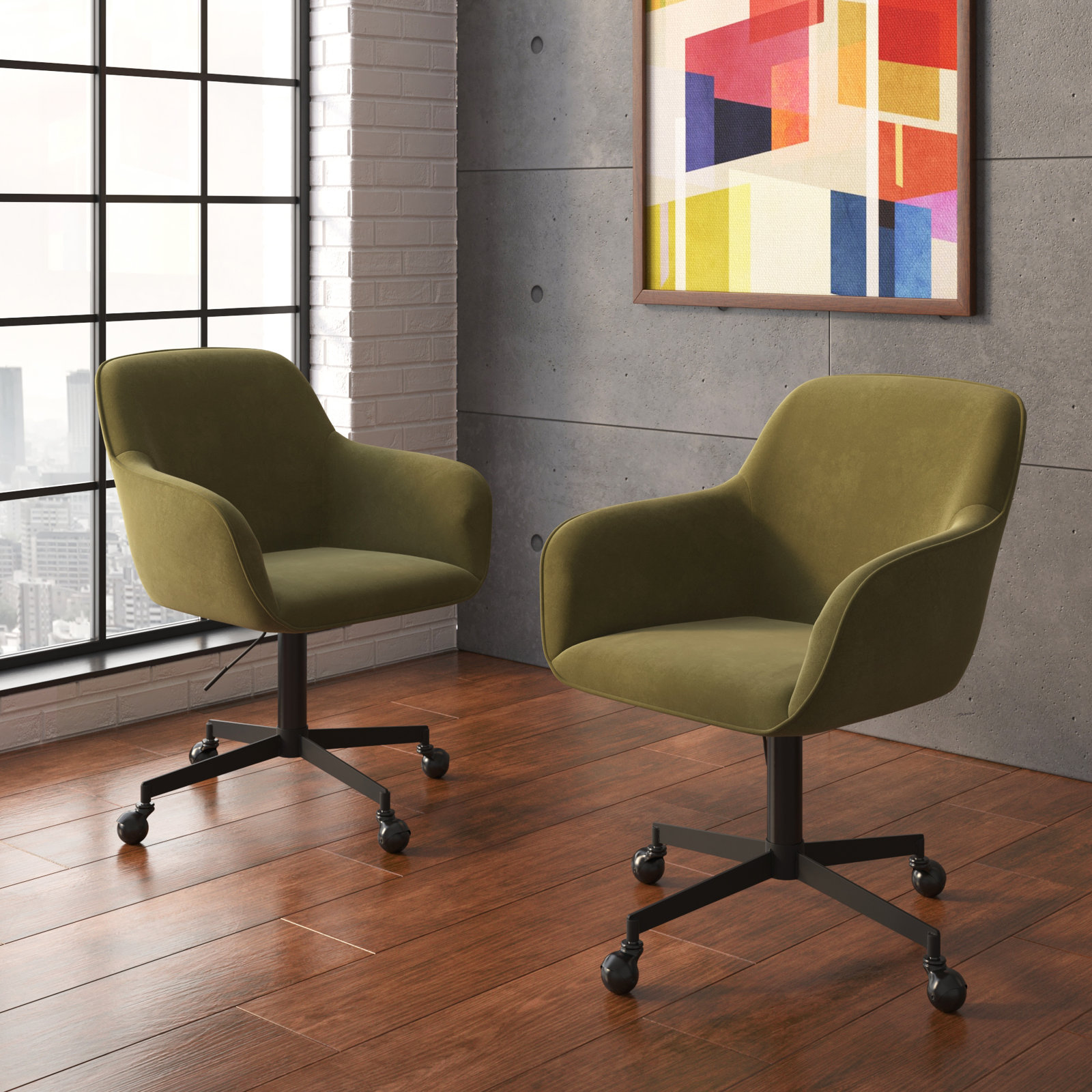 Brisbane Office Chair, Olive