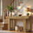 63'' Long Console Table, Farmhouse Entryway Table With Storage, Native Wood Grain Tree Scars, Wooden Rectangular Sofa Table Behind Couch For Entrance, Hallway, Living Room, Foyer (Natural Wood)