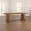 Aldrina Solid Wood Base Dining Table-249408597