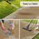 Palm Border Weave Indoor Outdoor Rug, Lightweight & Portable 5x7 ft Patio Area Rug