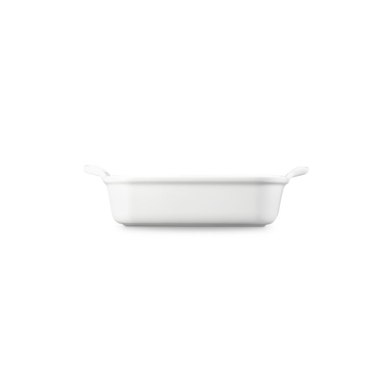 Le Creuset Heritage Stoneware Square Dish, 3 qt., White