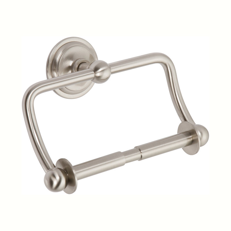 London Terrace Hanging Toilet Paper Holder, Satin Nickel