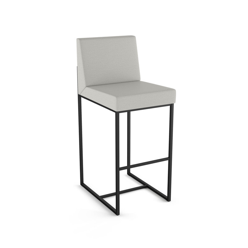 Gundolf Counter & Bar Stool, Light Gray, Counter Stool (27” Seat Height), Gold