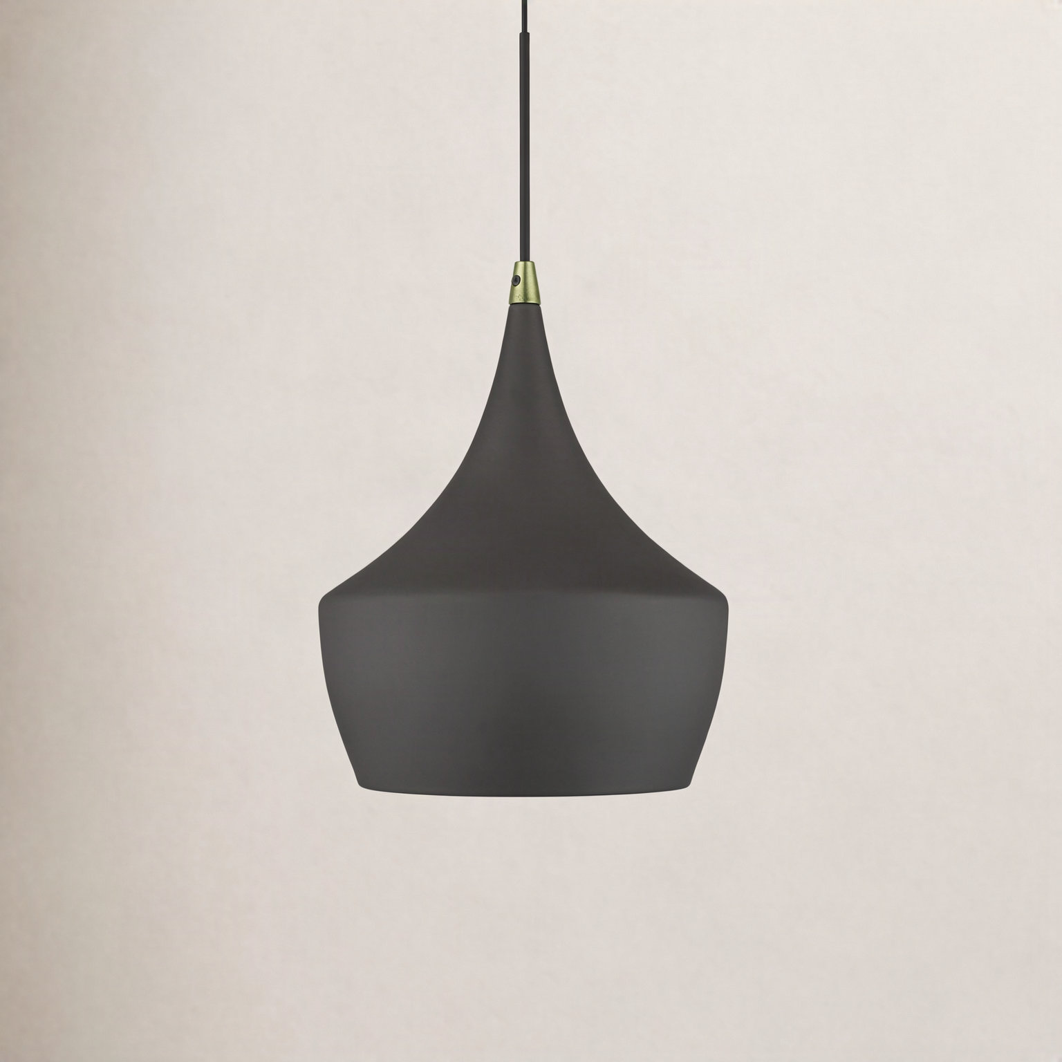 Schultz Dimmable Teardrop Single Light Pendant, Bronze