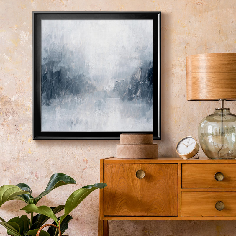 Impression encadrée polaire de qualité supérieure - prêt à accrocher, H 26,5 po x l 26,5 po x P 1,5 po, Toile avec cadre noir