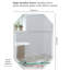 Seiler Flat Wall Mirror with Shelves