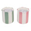 Bougies parfumées à la noix de coco, au goji et à l'orange pour la décoration du salon - Bougies modernes en céramique pour table basse, étagère, chambre - Lot de 2, 10 cm