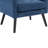 26.77" Mid-Century Modern Accent Chair With Linen Upholstery, Tufted Back And Black Solid Wood Legs(Set Of 2)-887376069