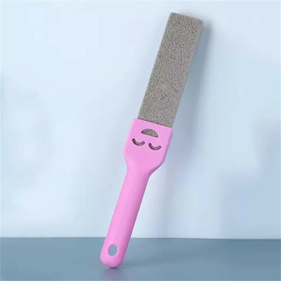 2 Piece Pumice Stone Toilet Cleaning Brush, Extra Long Handle For Bowl Ring Removal, Color A
