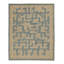 Scandinavian Hand Knotted Wool Geometric Area Rug-1239453748