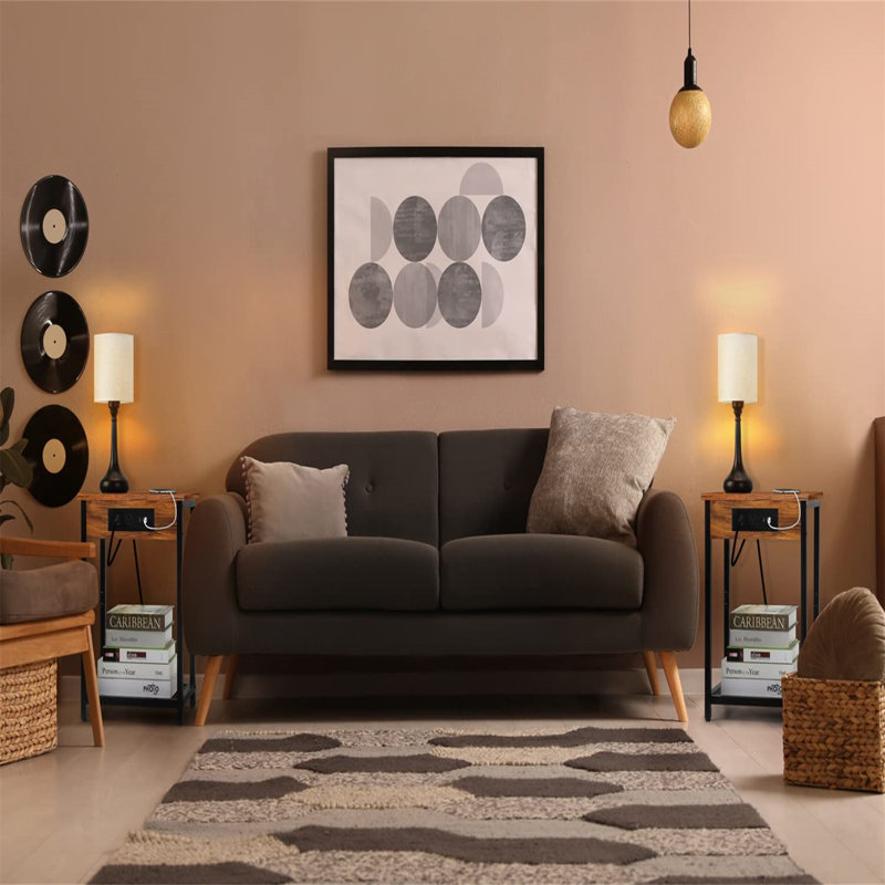 Table de bout Azam, Brun