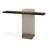 Modern Black Solid Wood Console Table-1050931634