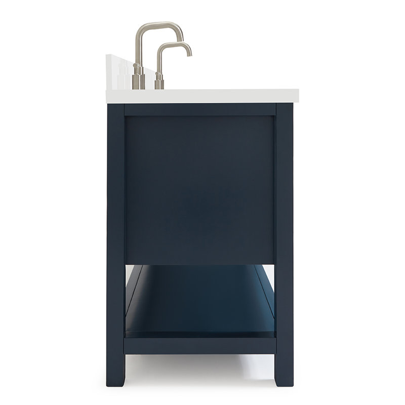 Bayhill 61'' W Double Vanity, Midnight Blue