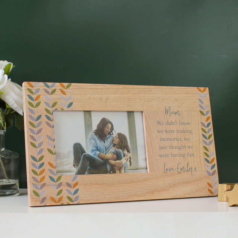 Joelly Beige Wood Picture Frame, Yes