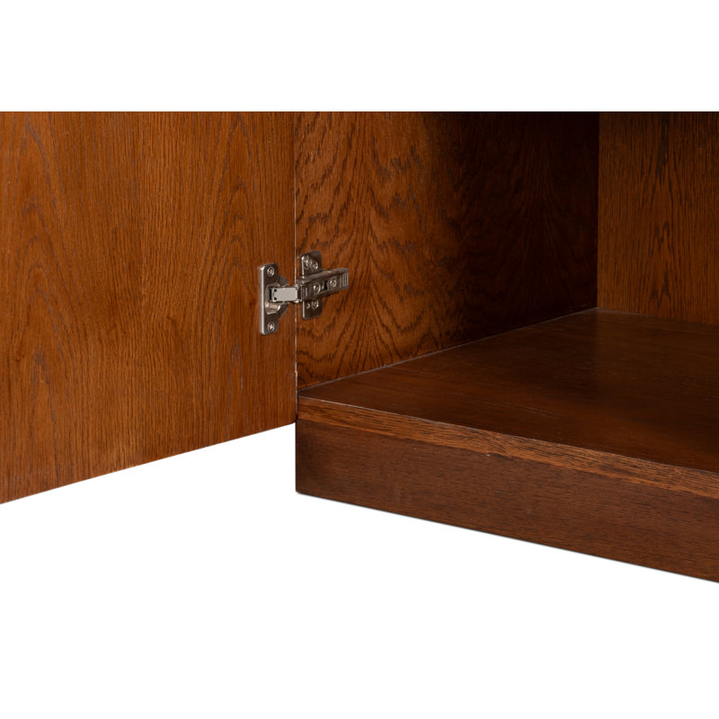 Capriole 86'' W Solid Wood, Brown/Gold