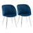 Terrance 18.5'' H Velvet Upholstered Parsons Chair-2019242820-2019242823