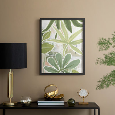 Tropical Graffiti I Framed Print - Solid Wood