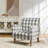 Arching Upholstered Armchair-1625562448