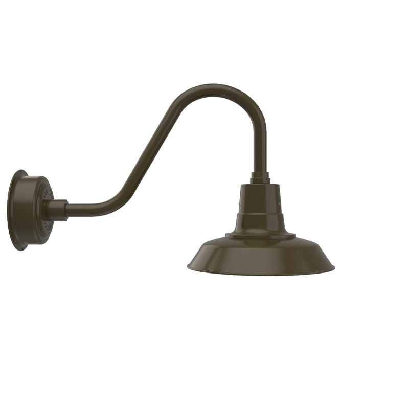 Luminaire de grange d’extérieur oldage, Bronze acajou, 19.025" H x 21" W x 14.25" D