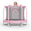Trampoline pour tout-petits trampoline pour enfants intérieur et extérieur avec panier de basketball