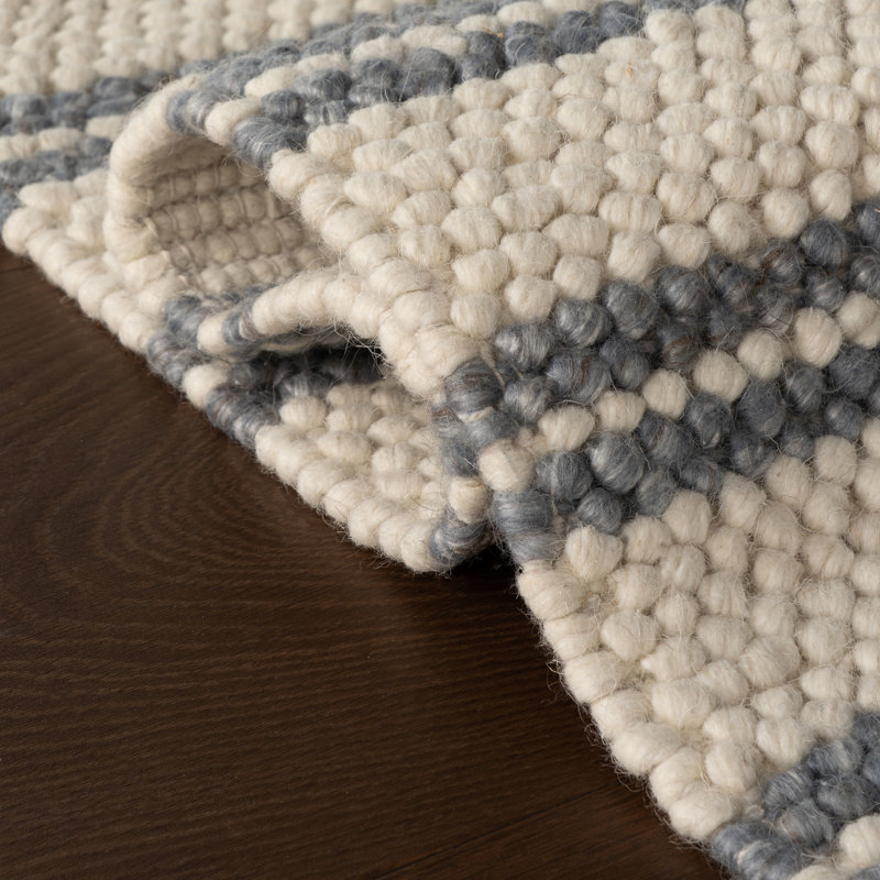 Venit Modern Striped Farmhouse Rug, Runner 2'6" x 8'