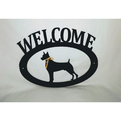 Enseigne de bienvenue Boxer