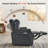 Zero Wall Power Loveseat Recliner, Reclining Loveseat Sofa with Adjustable Headrest-394667835