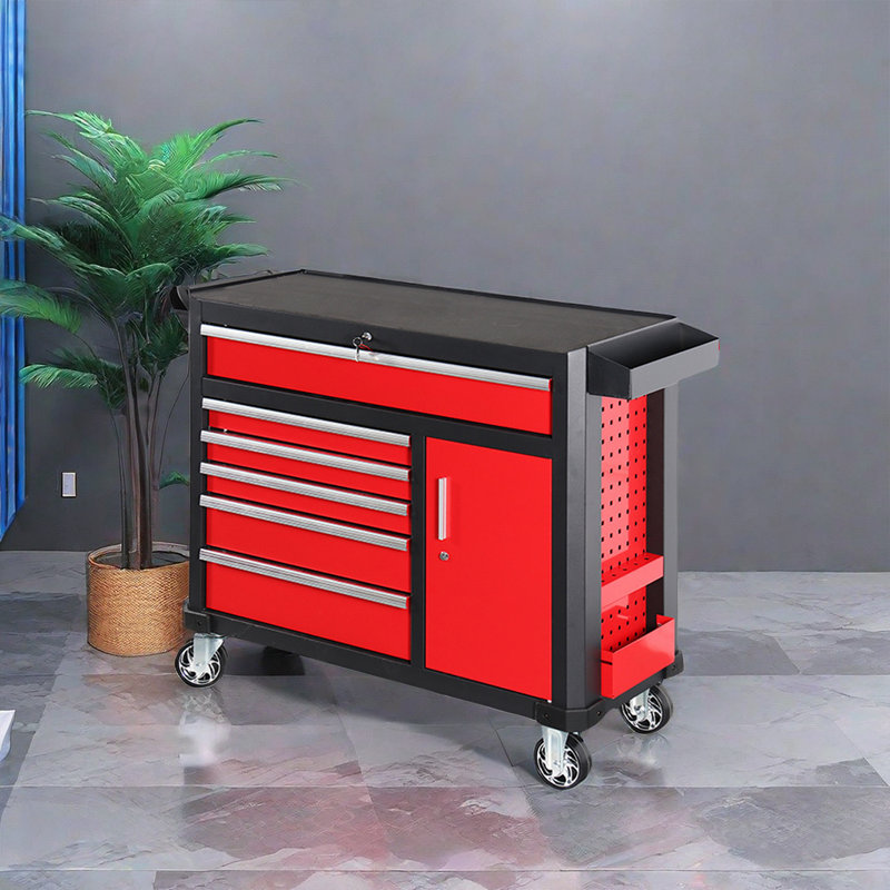 49.6'' W Steel Bottom Rollaway Chest with Wheels