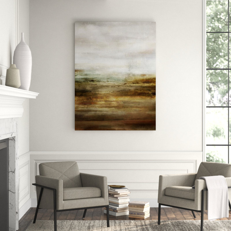 Summer Dew Painting by James McAllen, 32" H x 24" W x 1.5" D, Glass Coat