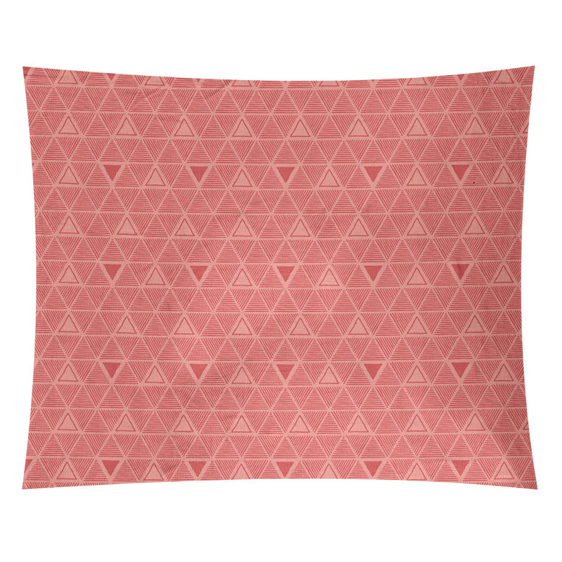 Tapisserie, H 51 po x l 60 po, Rouge pâle