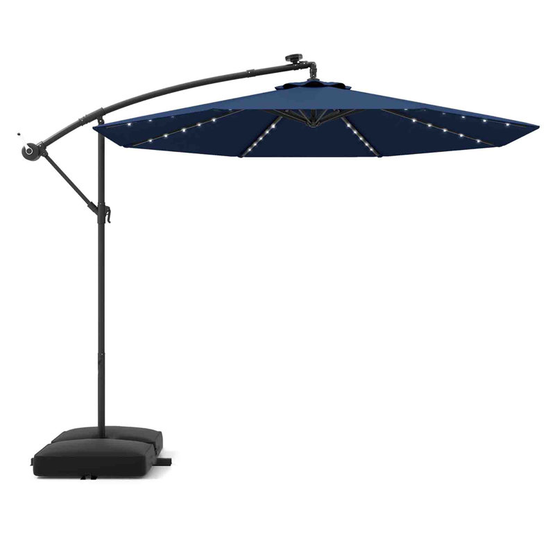 300cm Cantilever Parasol, Navy