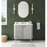 Blakely 36" Free Standing Single Bathroom Vanity with Quartz Top