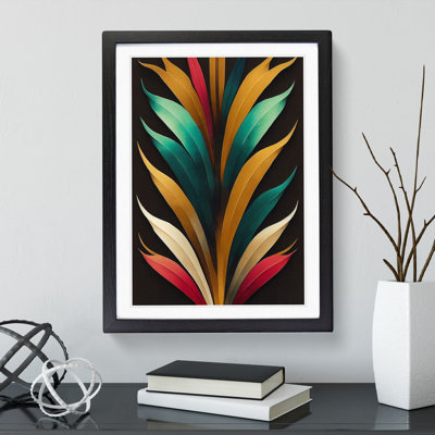 Art Deco Feather No.4 - Wall Art