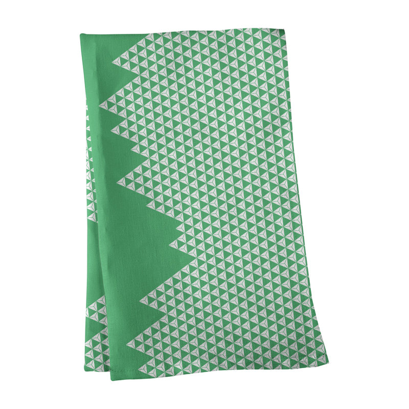 Tea Towel Kitchen Towel, Cotton Twill, Green