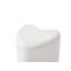 40cm Wide Heart Solid Colour Pouffe Ottoman-520355309