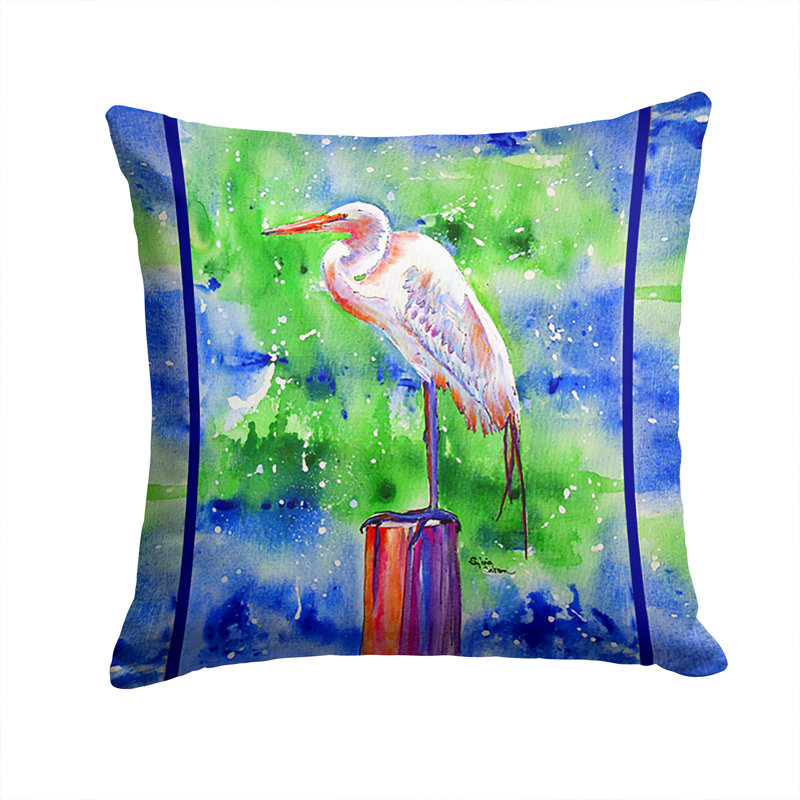 Coussin décoratif intérieur/extérieur aigrette