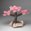 Custom - Genuine Rose Quartz Clustered Gemstone Tree On Rose Quartz Matrix (Unconditional Love Tree)