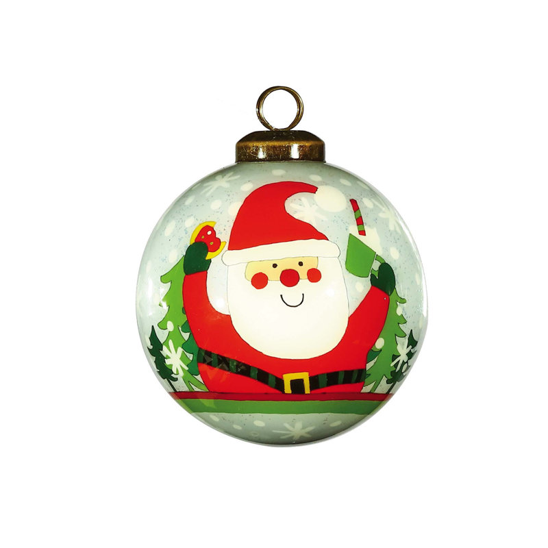 Ornement boule festive scintillante