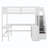 Loft Bed With Built-In L-Shaped Desk,Storage Shelves And Attached Storage Staircase-1665546812