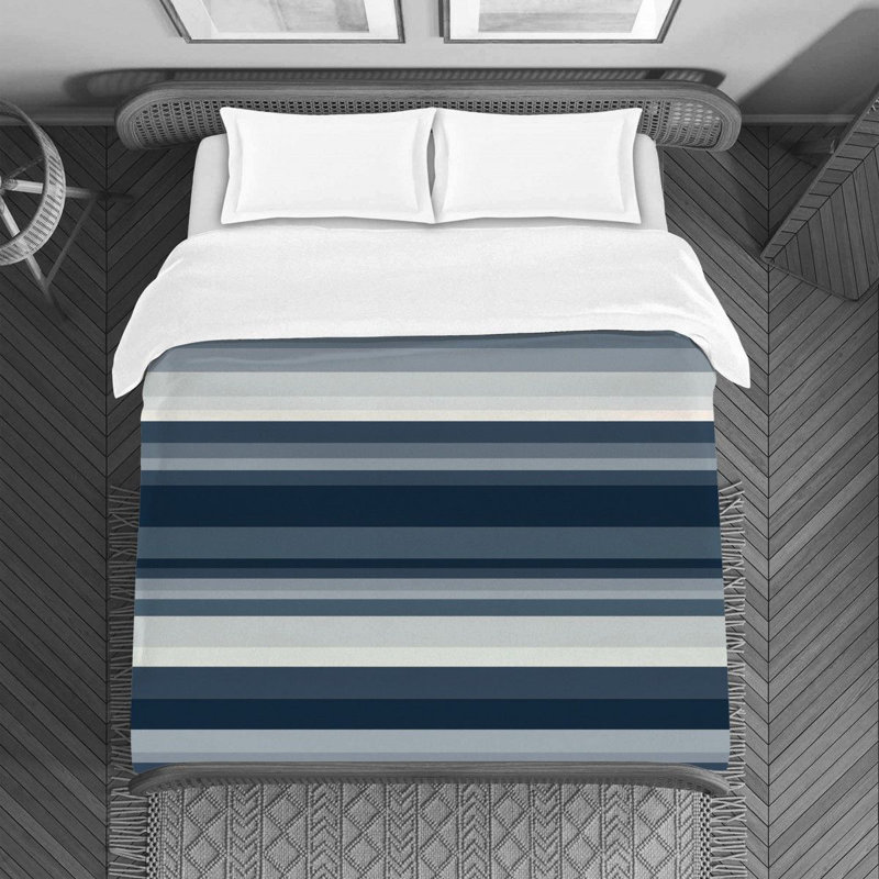 Housse de couette rayée, Housse de couette pour lit simple