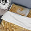 Ensemble de housse de couette en microfibre / polyester Gold Eernal Swirl I-1103517121