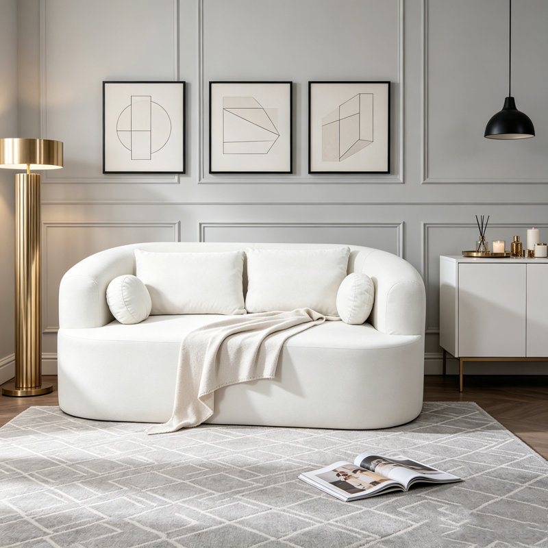 Canapé 67,30 po, Beige
