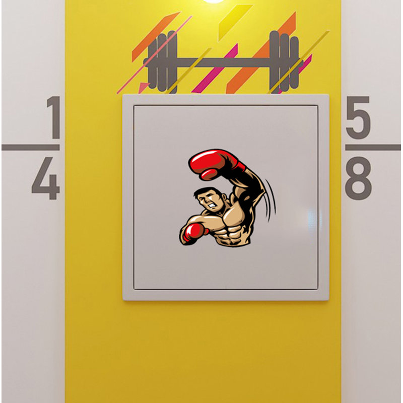 Sports Wall Decal, 10" H x 12" W