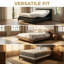 Matelas double à plateau-coussin 14,5 po Dream Flex avec housse CoolTouch et support quad-391841291