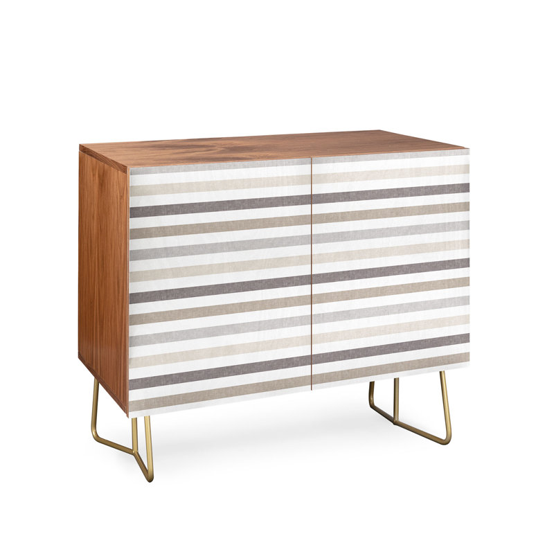 Accent Cabinet, Walnut/Grey